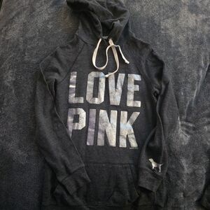 PINK Victoria's Secret Charcoal Hoodie